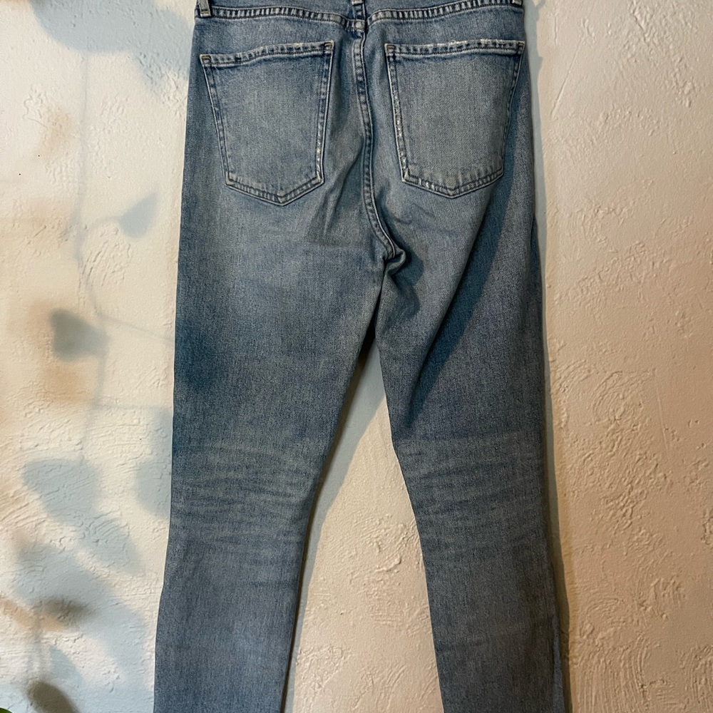 Citizens Of HumanityOlivia Crop Light Blue High Rise Slim Jeans - Picture 5 of 7